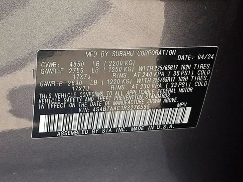 Certified 2024 Subaru Outback AWD/4WD image 26