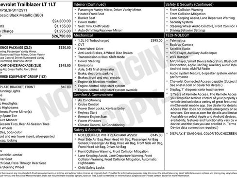 Used 2023 Chevrolet TrailBlazer LT w/ Convenience Package FWD image 2