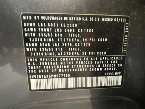 Used 2023 Volkswagen Tiguan SE image 53