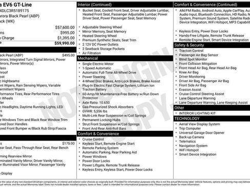 Certified 2024 Kia EV6 GT-Line AWD/4WD image 10