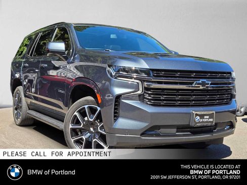 Used 2021 Chevrolet Tahoe RST w/ Rear Media and Nav Package AWD/4WD image 1
