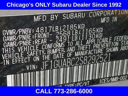 Certified 2025 Subaru Impreza 2.0i image 18