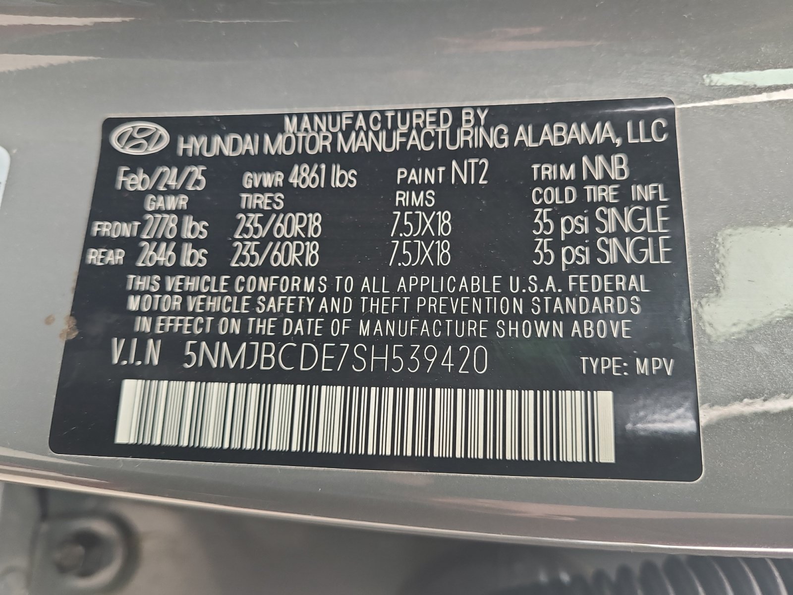 Used 2025 Hyundai Tucson SEL AWD/4WD image 34