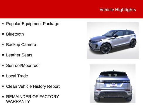 Used 2025 Land Rover Range Rover Evoque S AWD/4WD image 9