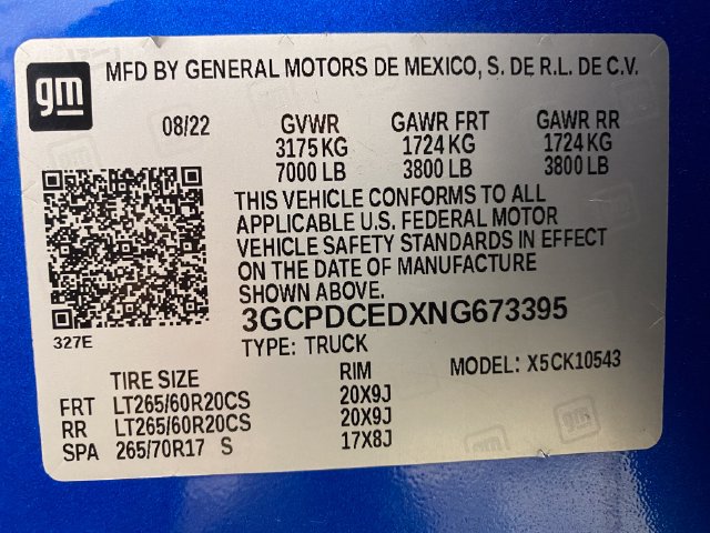 Certified 2022 Chevrolet Silverado 1500 Custom Trail Boss AWD/4WD image 31