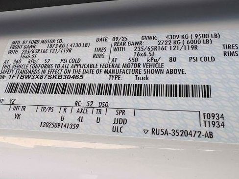 New 2025 Ford Transit 350 148 High Roof Extended w/ Load Area Protection Package image 26