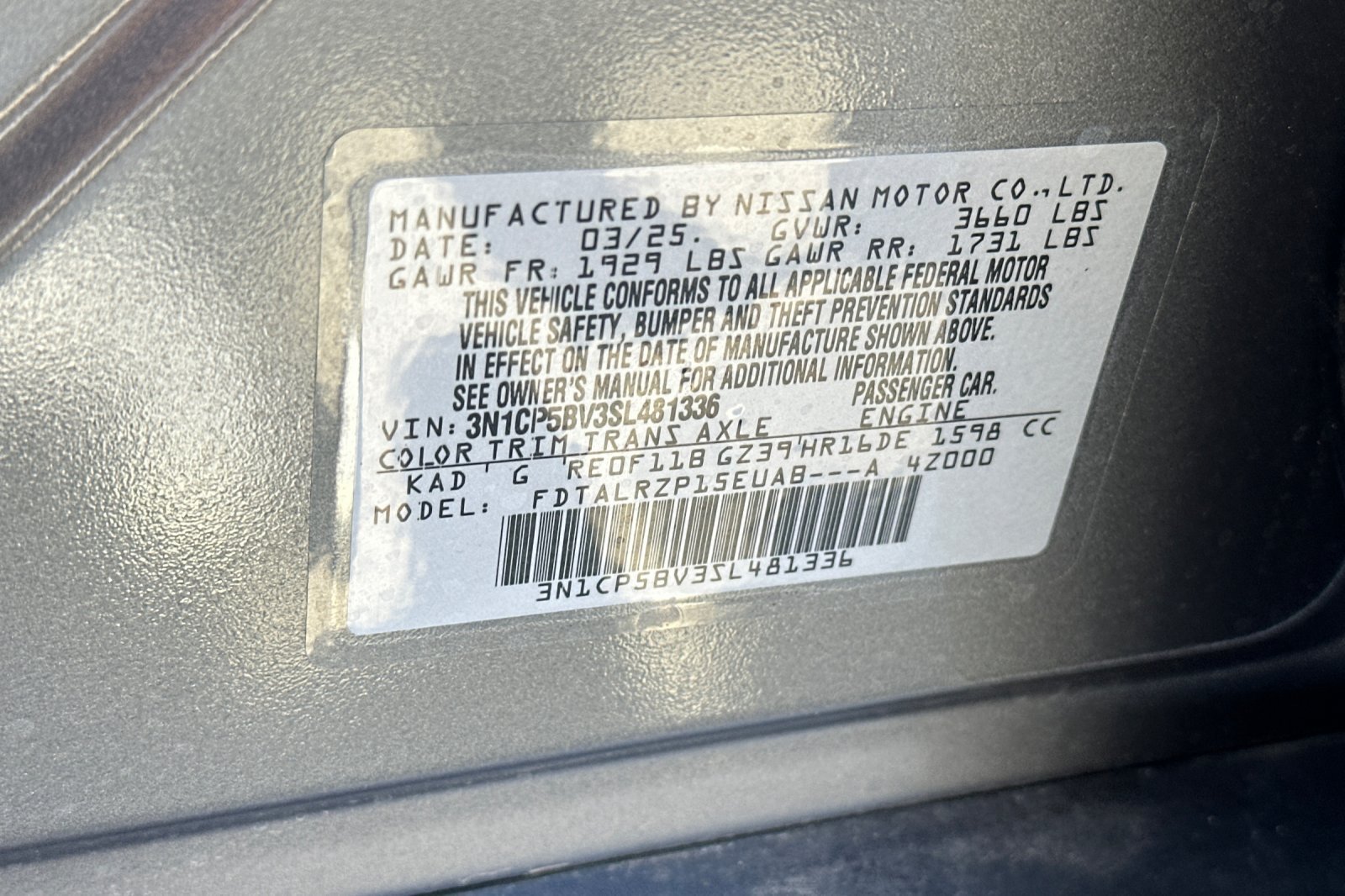 Used 2025 Nissan Kicks Play S FWD image 36