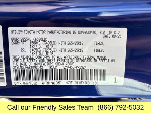 New 2025 Toyota Tacoma TRD Sport w/ TRD Sport Upgrade Package image 24