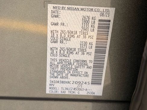 Certified 2024 Nissan Pathfinder Rock Creek AWD/4WD image 32