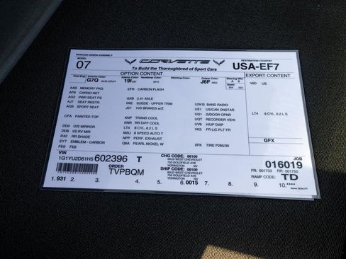 Used 2017 Chevrolet Corvette Z06 image 69