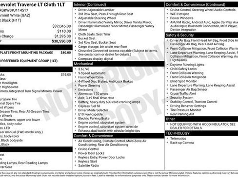 Certified 2023 Chevrolet Traverse LT image 31
