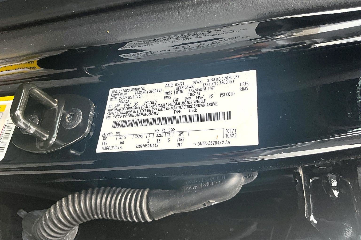 Used 2021 Ford F150 Lariat w/ Equipment Group 502A High AWD/4WD image 36