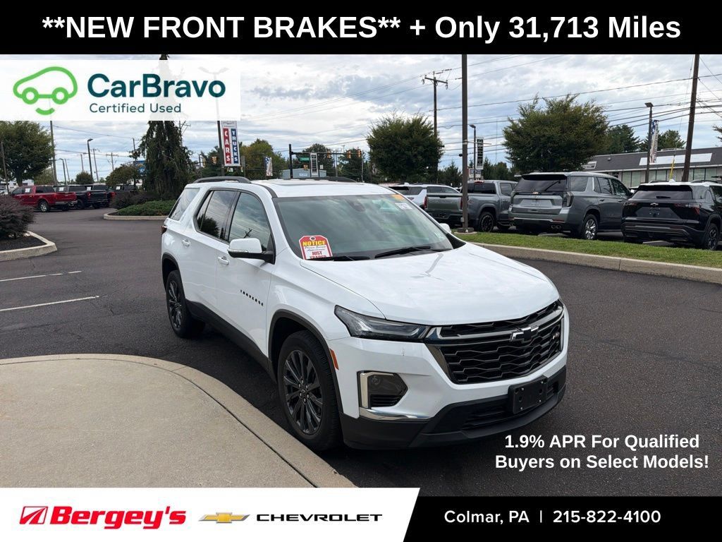 Certified 2023 Chevrolet Traverse RS AWD/4WD image 1