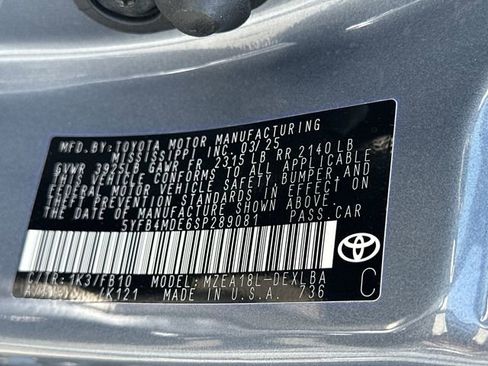 Certified 2025 Toyota Corolla LE FWD image 29