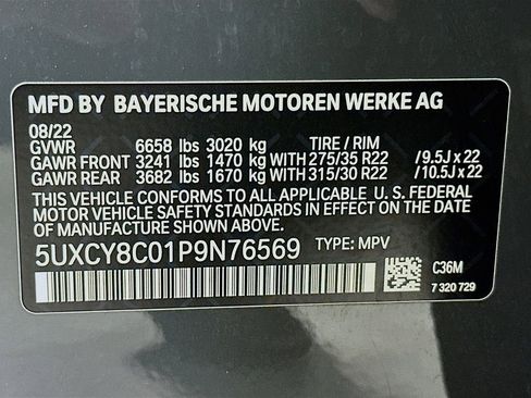 Used 2023 BMW X6 M50i w/ Executive Package image 35