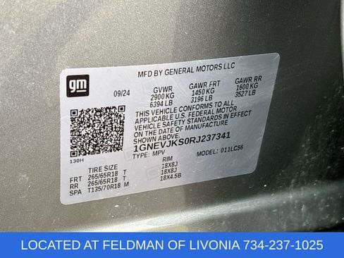 Certified 2024 Chevrolet Traverse Z71 AWD/4WD image 33