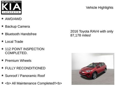Used 2016 Toyota RAV4 Limited image 7