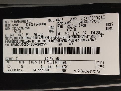 Used 2018 Ford Escape SE w/ Ford Safe & Smart Package AWD/4WD image 33