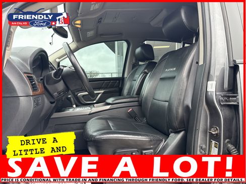 Used 2015 Nissan Armada Platinum w/ 2nd Row Captain Seat Package image 11