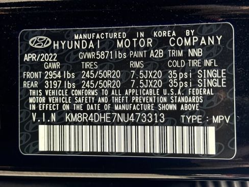 Used 2022 Hyundai Palisade SEL w/ 8P Bench Seat Package AWD/4WD image 31