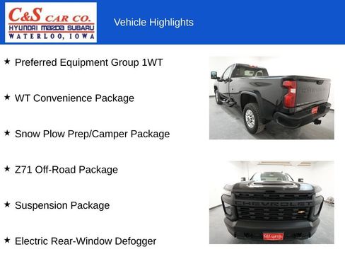 Used 2020 Chevrolet Silverado 2500 W/T w/ WT Convenience Package AWD/4WD image 7