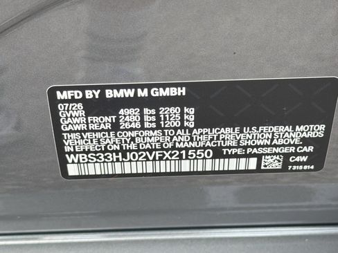New 2027 BMW M3 Competition w/ M Driver's Package AWD/4WD image 43