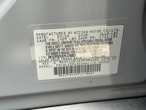 Used 2023 Nissan Kicks SV FWD image 38