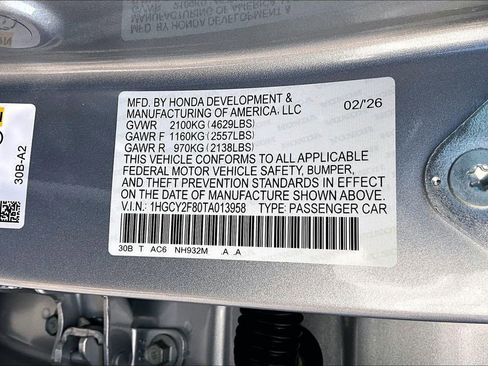 New 2026 Honda Accord Touring image 8