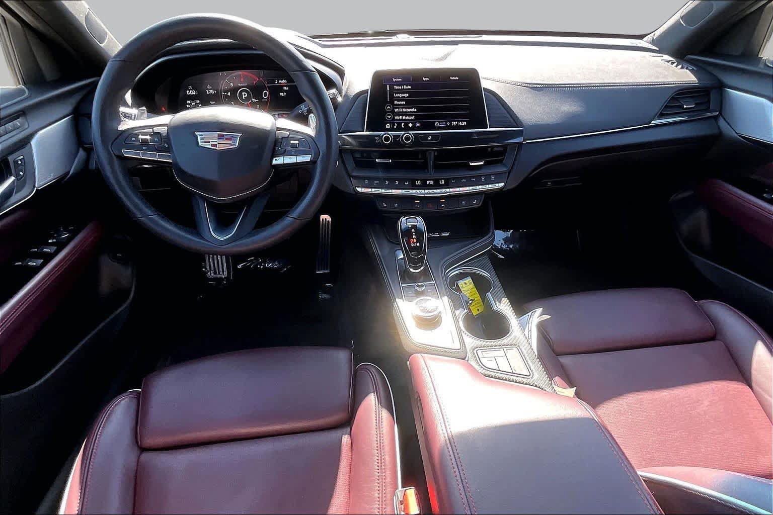 Used 2021 Cadillac CT4 V w/ Technology Package RWD image 14