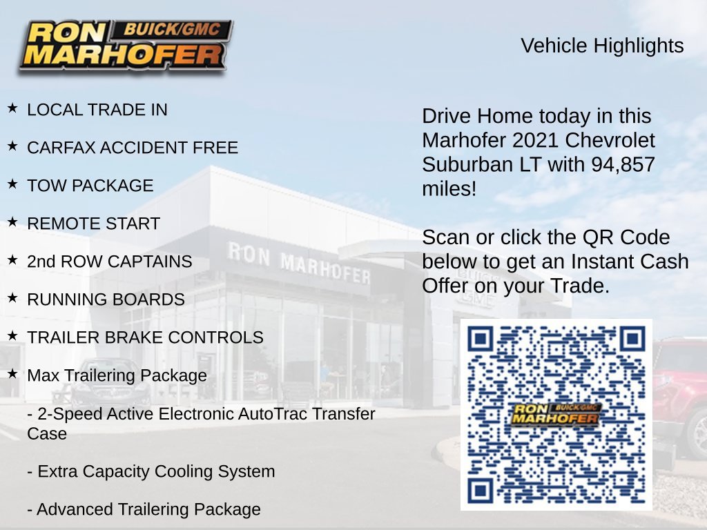 Used 2021 Chevrolet Suburban LT w/ LT Signature Package AWD/4WD image 15