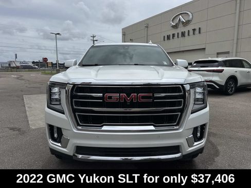 Used 2022 GMC Yukon SLT w/ SLT Premium Package RWD image 2