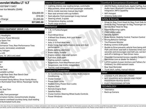 Used 2022 Chevrolet Malibu LT FWD image 37