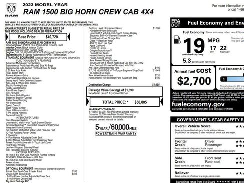 Used 2023 RAM 1500 Big Horn image 2