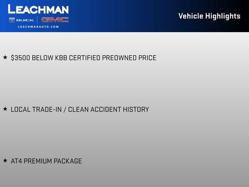Used 2020 GMC Sierra 2500 AT4 w/ AT4 Premium Package AWD/4WD image 4