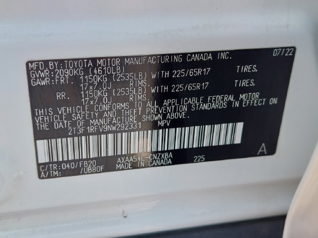 Certified 2022 Toyota RAV4 LE AWD/4WD image 33