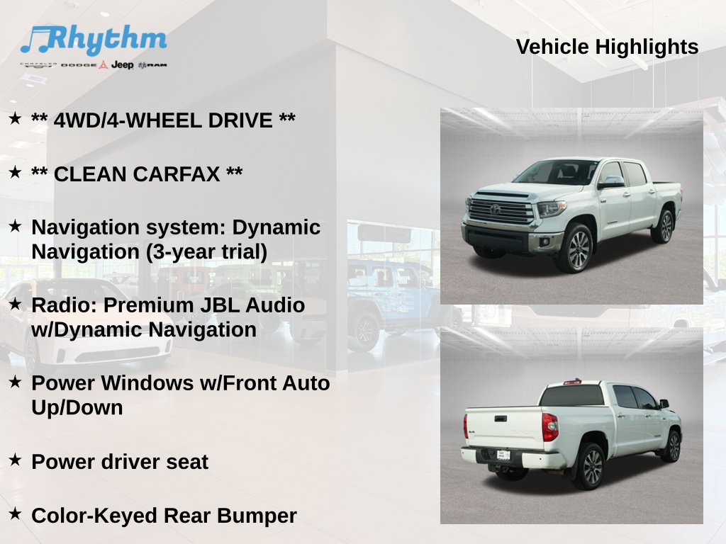Used 2021 Toyota Tundra Limited w/ Limited Premium Package AWD/4WD image 11