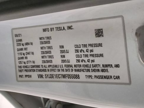 Used 2021 Tesla Model 3 Performance AWD/4WD image 15