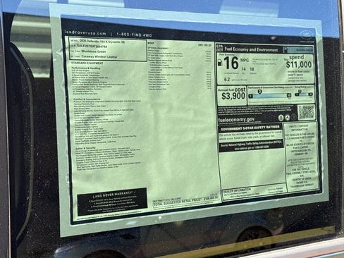 New 2026 Land Rover Defender 110 X-Dynamic SE image 30