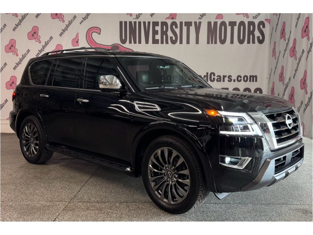 Used 2022 Nissan Armada Platinum w/ Captain's Chairs Package RWD image 3
