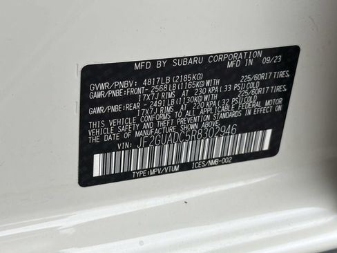 Certified 2024 Subaru Crosstrek 2.0i Premium w/ Crosstrek Mirror Package AWD/4WD image 34