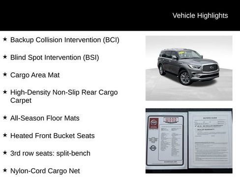 Used 2019 INFINITI QX80 Luxe w/ Proassist Package image 24