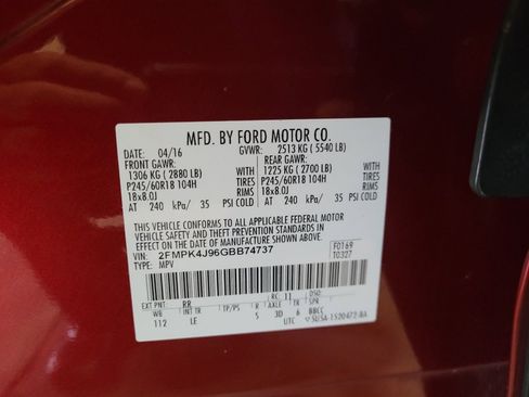 Used 2016 Ford Edge SEL w/ Equipment Group 201A AWD/4WD image 33