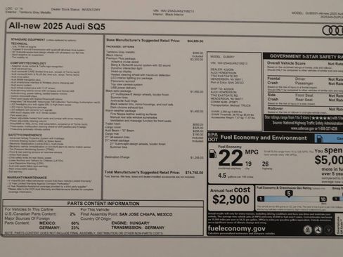 New 2025 Audi SQ5 Premium Plus image 31