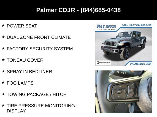 Certified 2025 Jeep Gladiator Mojave AWD/4WD image 24