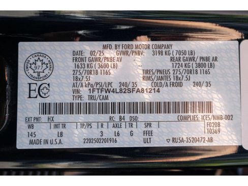 Used 2025 Ford F150 Tremor w/ Bed Utility Package AWD/4WD image 30