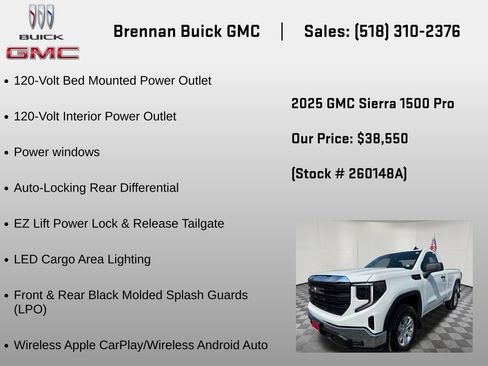 Certified 2025 GMC Sierra 1500 Pro w/ Pro Value Package AWD/4WD image 18