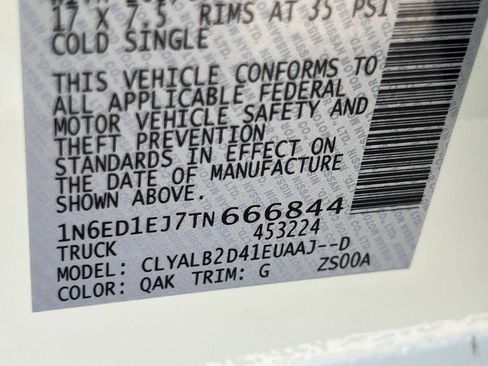 New 2026 Nissan Frontier SV w/ All-Weather Content Package RWD image 18
