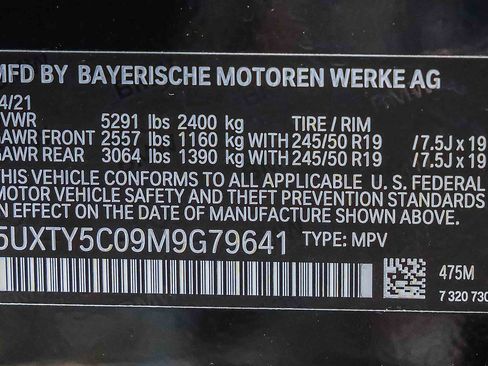 Used 2021 BMW X3 xDrive30i w/ M Sport Package AWD/4WD image 28