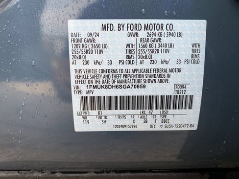 Used 2025 Ford Explorer Active w/ Active Comfort Package AWD/4WD image 42
