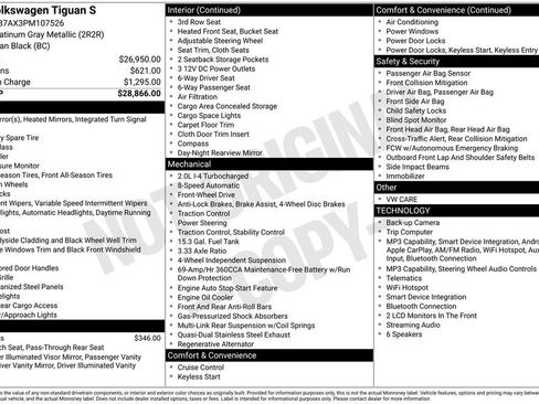 Used 2023 Volkswagen Tiguan S FWD image 10